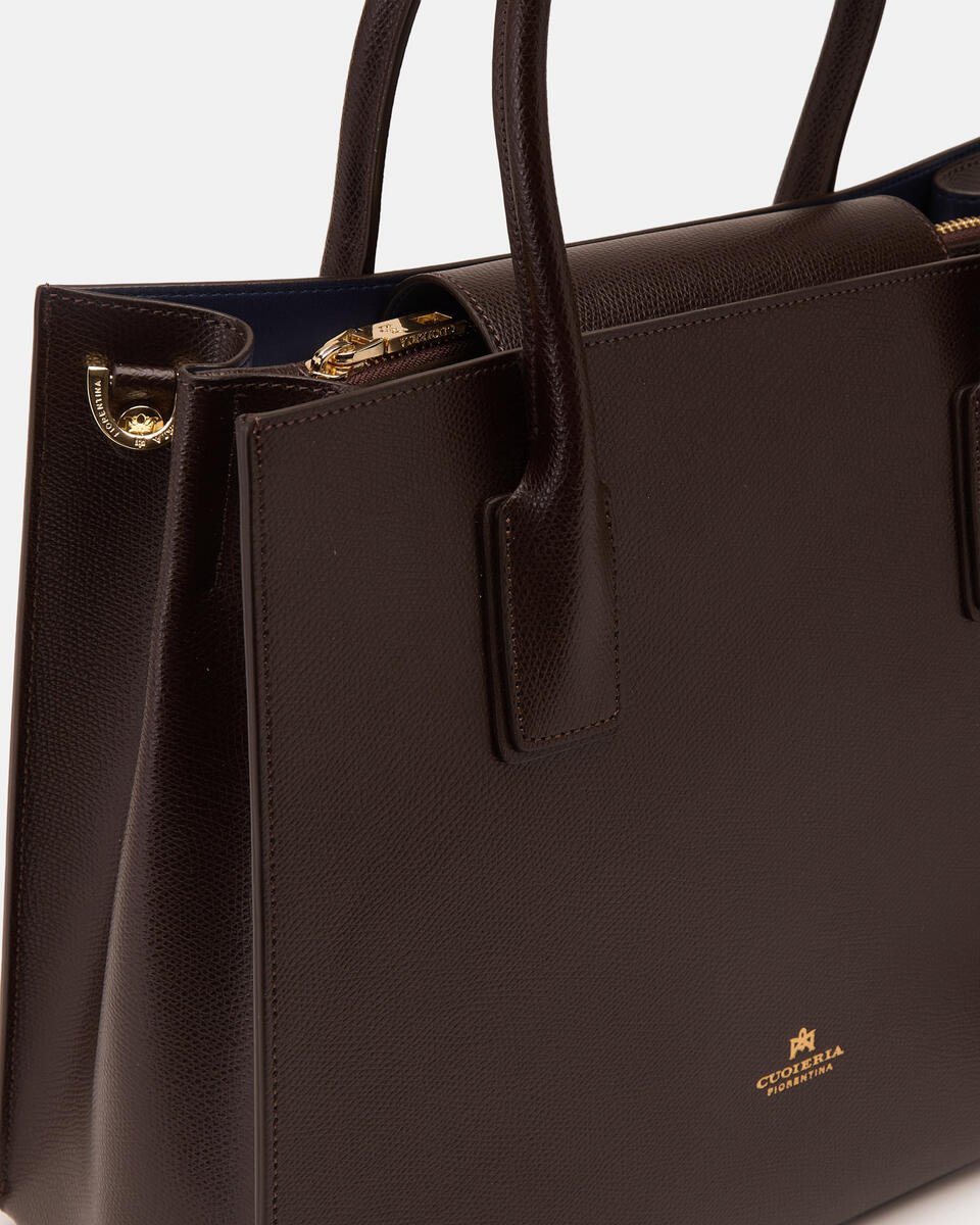 Tote bag Dark brown  - Cuoieria Fiorentina