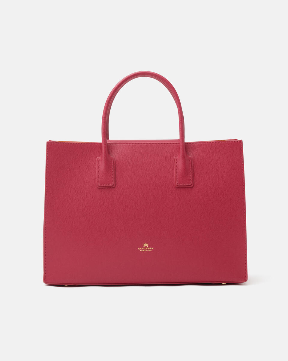 Alice big tote bag squadrata Fucsia  - Tote Bag - Borse Donna - Borse - Cuoieria Fiorentina