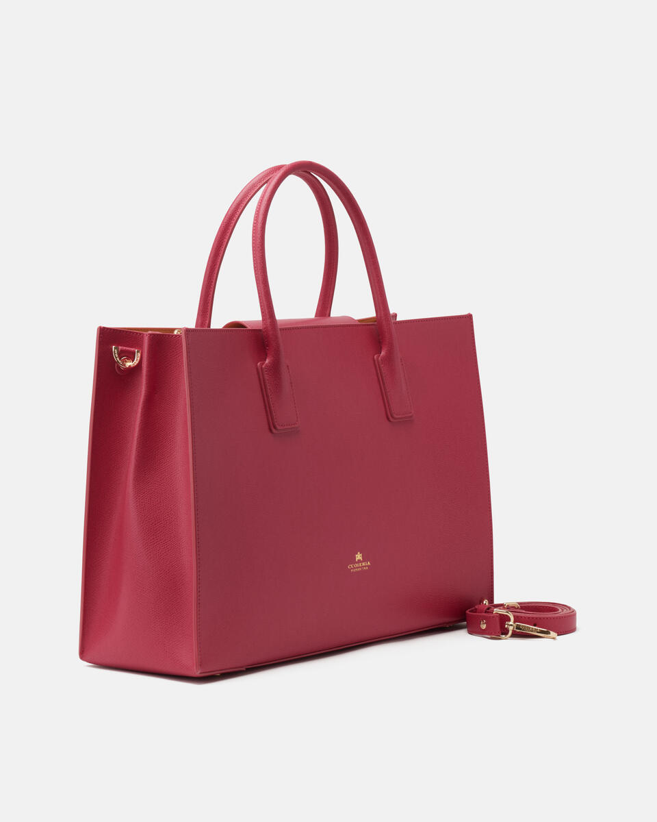 Alice big tote bag squadrata Fucsia  - Tote Bag - Borse Donna - Borse - Cuoieria Fiorentina