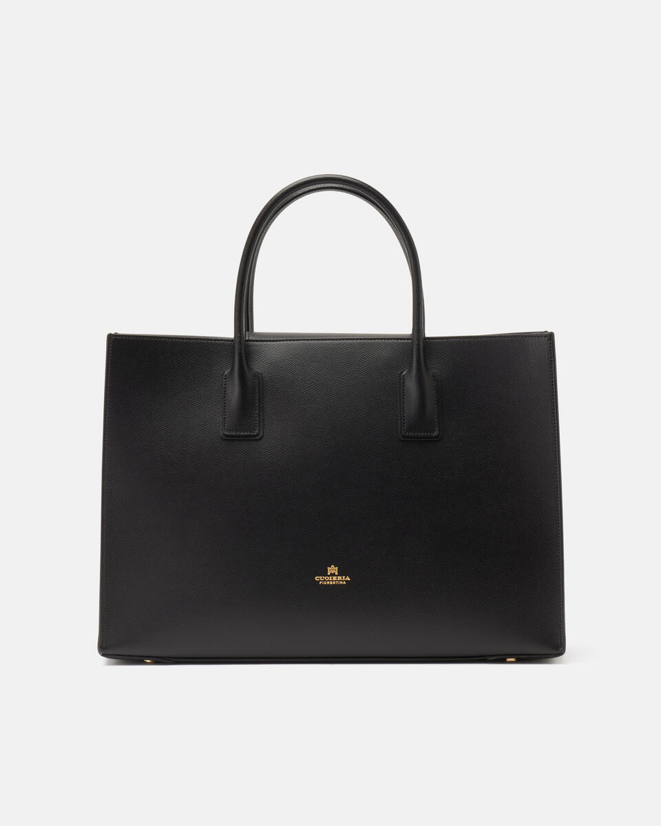 Large tote bag Black  - Tote Bag - Women's Bags - Bags - Cuoieria Fiorentina