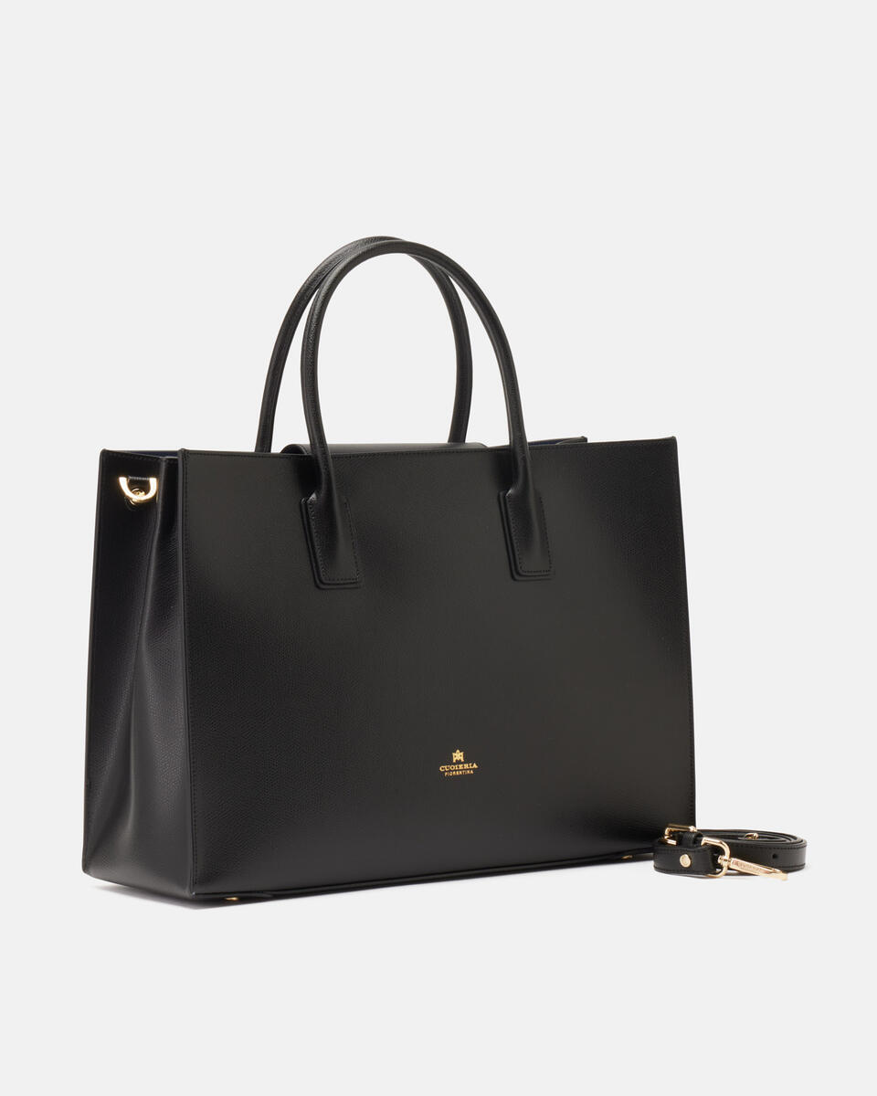 Large tote bag Black  - Tote Bag - Women's Bags - Bags - Cuoieria Fiorentina