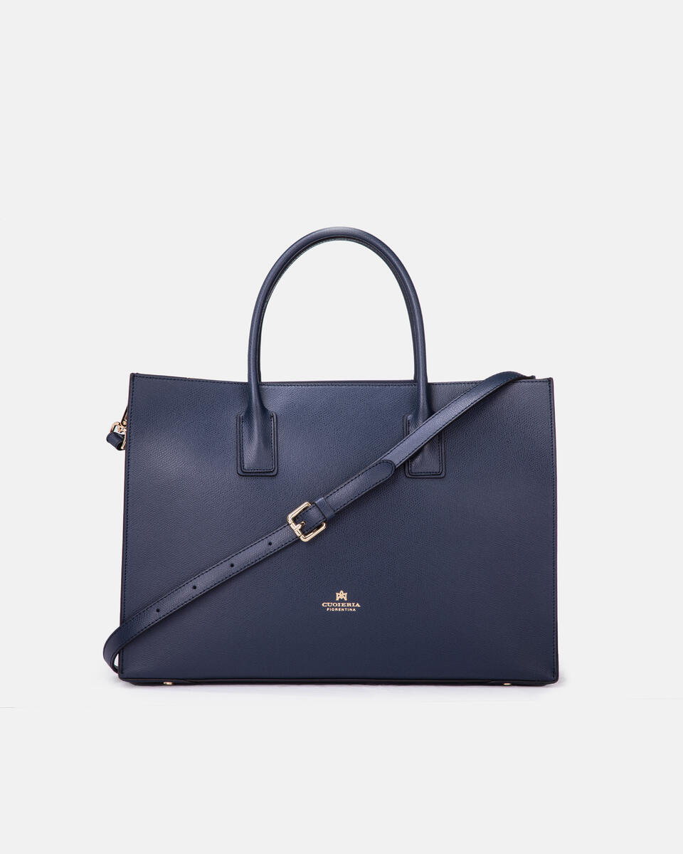 Alice big tote bag squadrata Navy  - Tote Bag - Borse Donna - Borse - Cuoieria Fiorentina