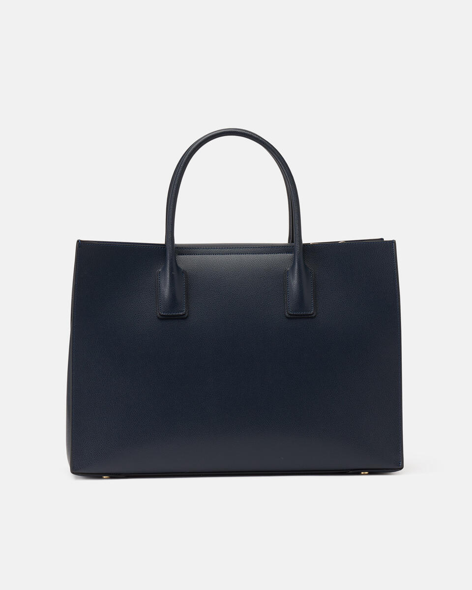 Large tote bag Navy  - Tote Bags - Women's Bags - Bags - Cuoieria Fiorentina