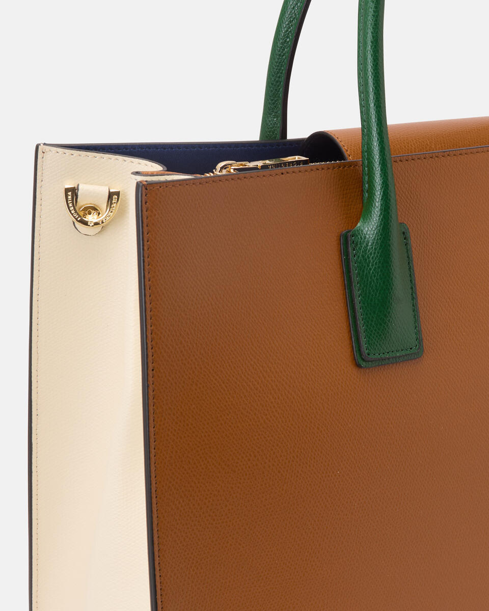 Large tote bag Lionproseccoaloe  - Tote Bag - Women's Bags - Bags - Cuoieria Fiorentina
