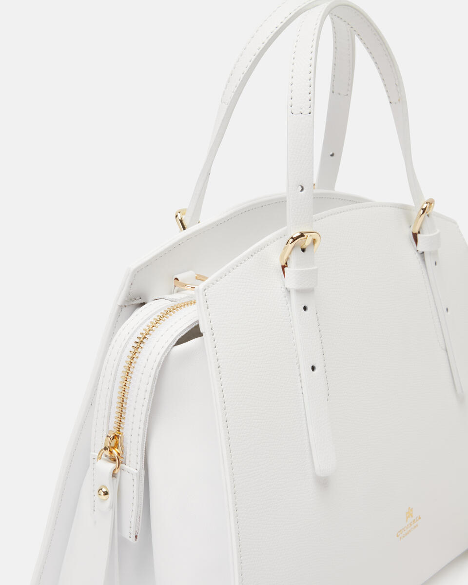 DUFFLE BAG White  - Tote Bag - Women's Bags - Bags - Cuoieria Fiorentina