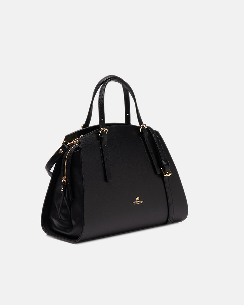 DUFFLE BAG Black  - Tote Bag - Women's Bags - Bags - Cuoieria Fiorentina