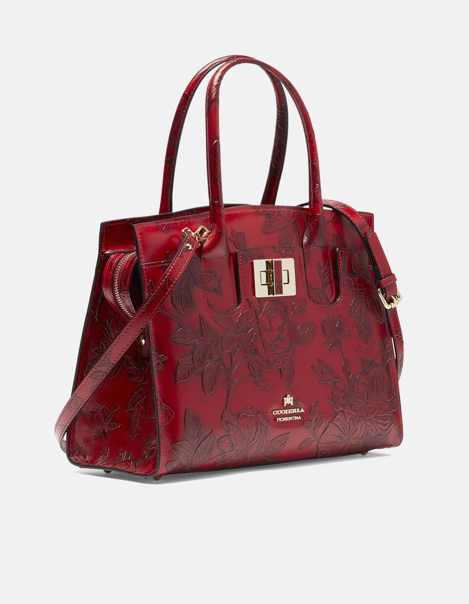 Tote bag with metal details - TOTE BAG - WOMEN'S BAGS | bags ROSSO - TOTE BAG - WOMEN'S BAGS | bagsCuoieria Fiorentina
