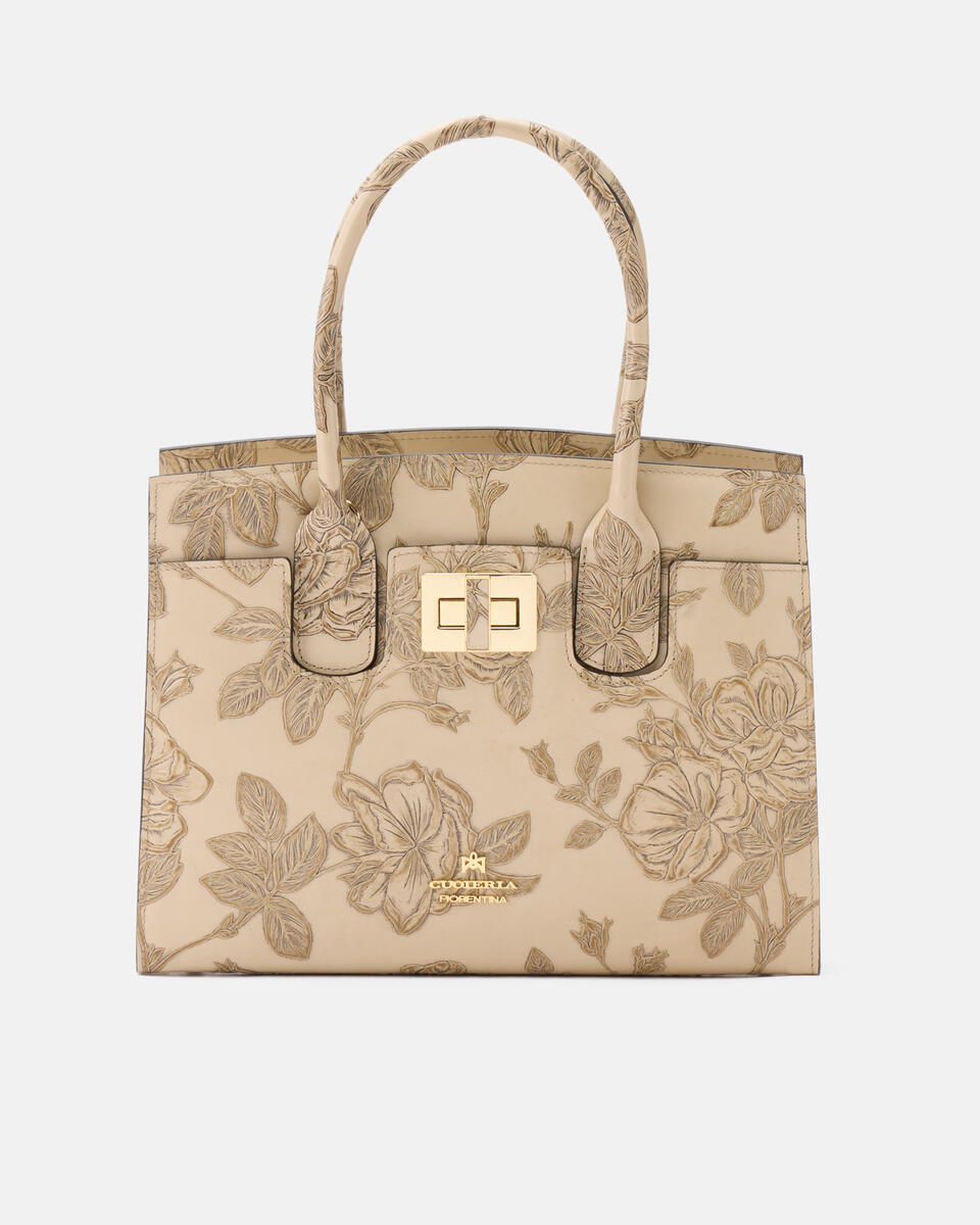 Tote bag Taupe  - Tote Bag - Women's Bags - Bags - Cuoieria Fiorentina