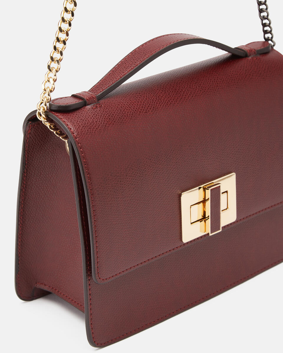 Clutch Bordeaux  - Clutch Bags - Women's Bags - Bags - Cuoieria Fiorentina