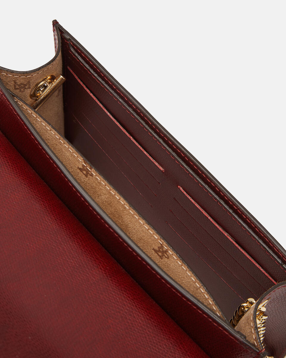 Clutch Bordeaux  - Clutch Bags - Women's Bags - Bags - Cuoieria Fiorentina