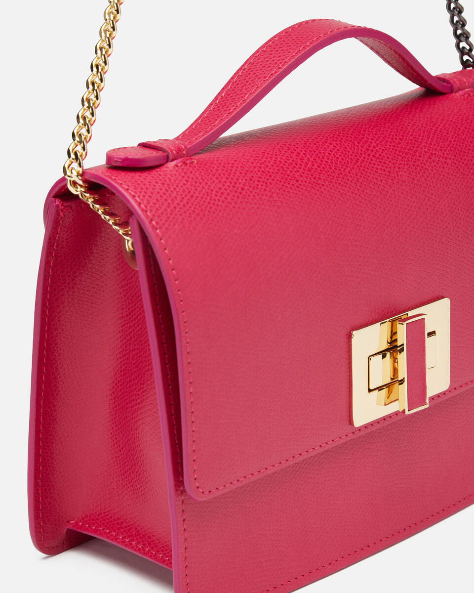 CLUTCH BAG Fuchsia   - Mini Bags - Women's Bags - Bags - Cuoieria Fiorentina