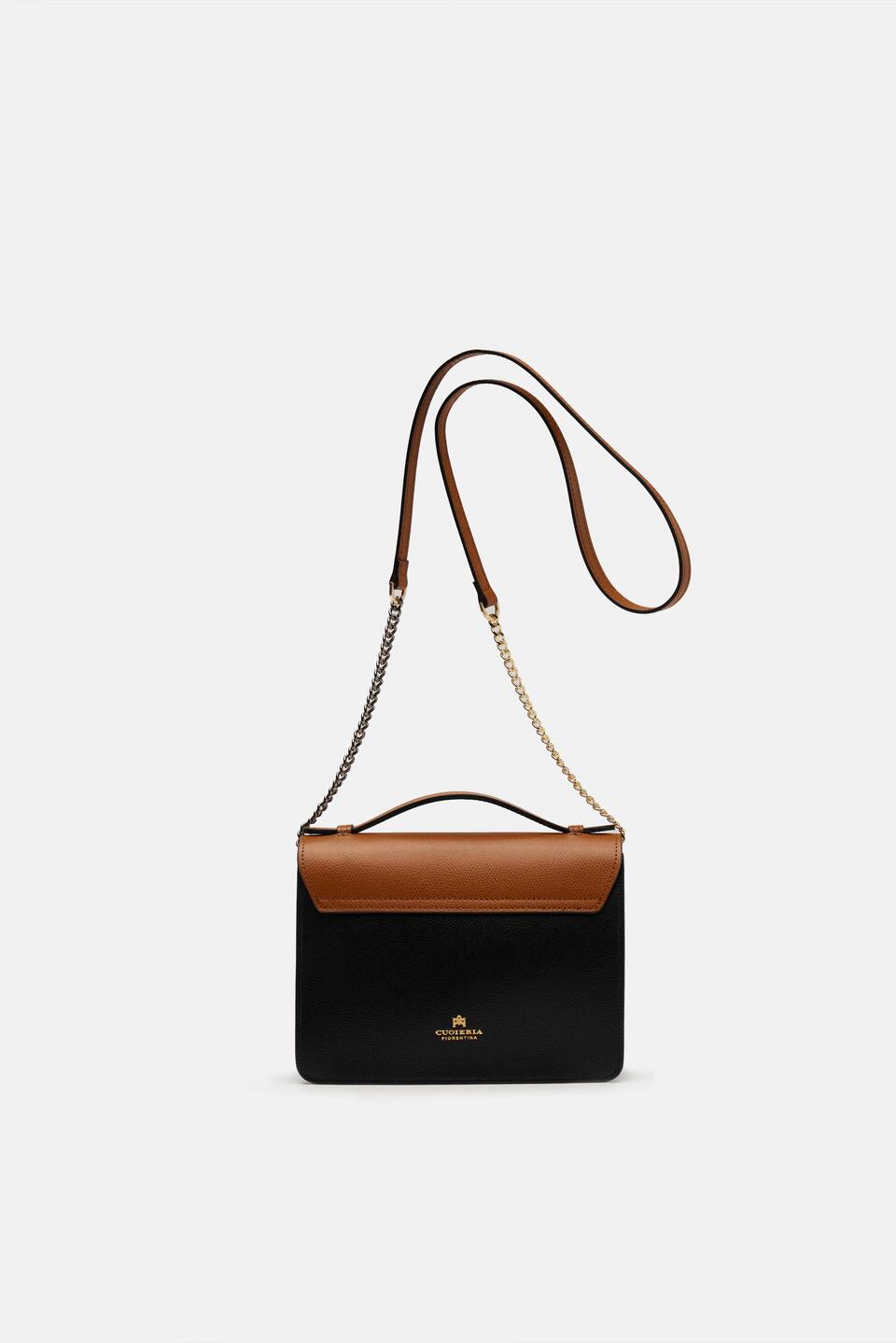 Bella  big crossbodyclutch con tracolla in pelle e metallo Lionneroc.zucchero  - Pochette - Borse Donna - Borse - Cuoieria Fiorentina