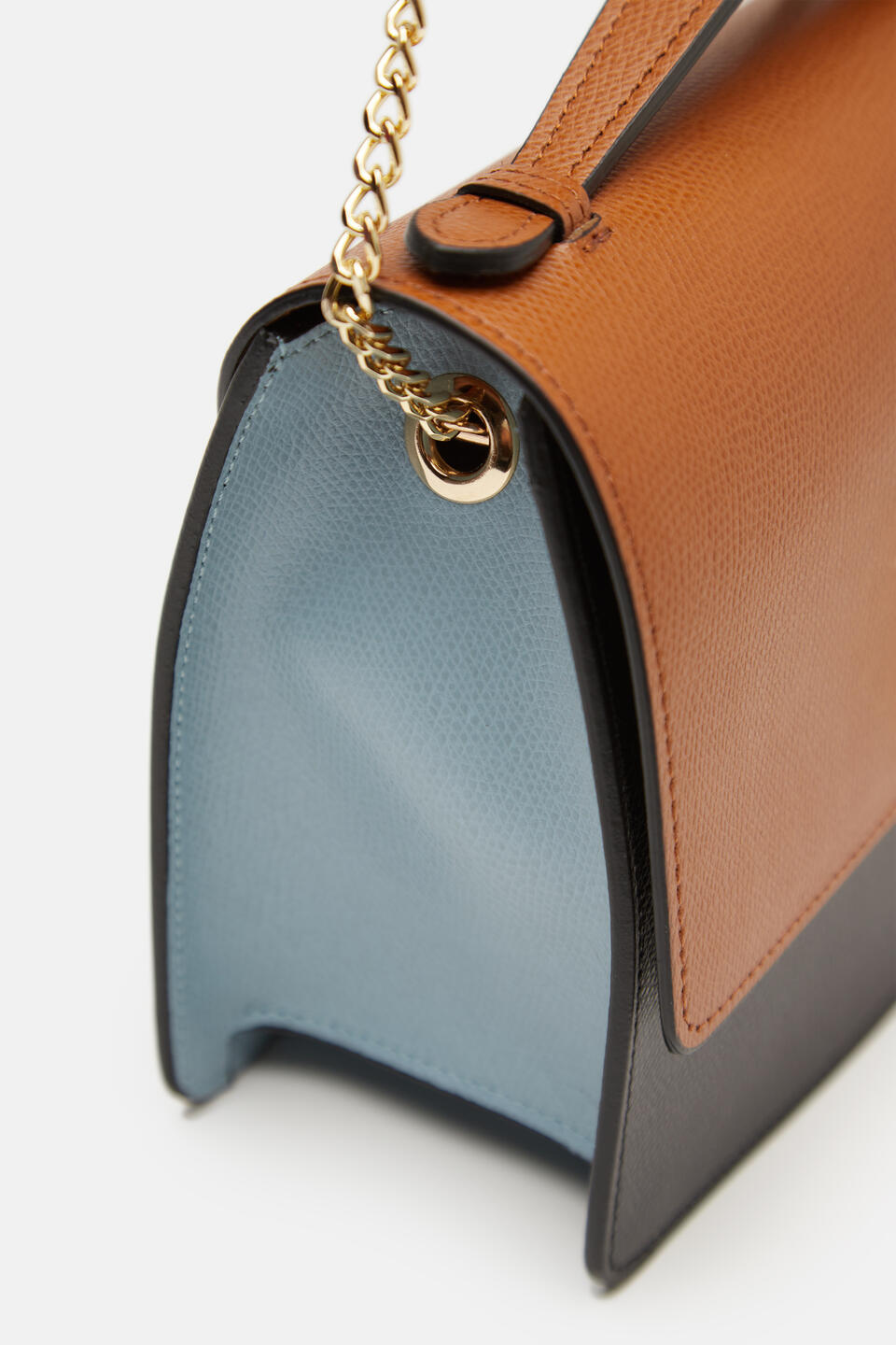 Bella  big crossbodyclutch con tracolla in pelle e metallo Lionneroc.zucchero  - Pochette - Borse Donna - Borse - Cuoieria Fiorentina