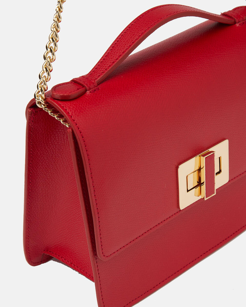 CLUTCH BAG Red  - Mini Bags - Women's Bags - Bags - Cuoieria Fiorentina