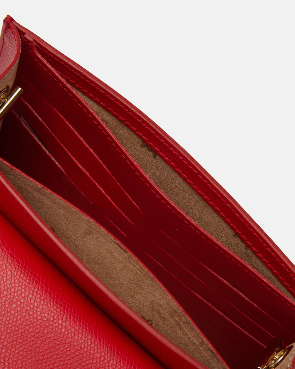 CLUTCH BAG Red  - Mini Bags - Women's Bags - Bags - Cuoieria Fiorentina