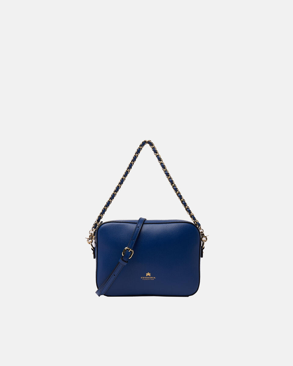 Bella clutch bag con tracolla in pelle e metallo Avio  - Mini Bag - Borse Donna - Borse - Cuoieria Fiorentina