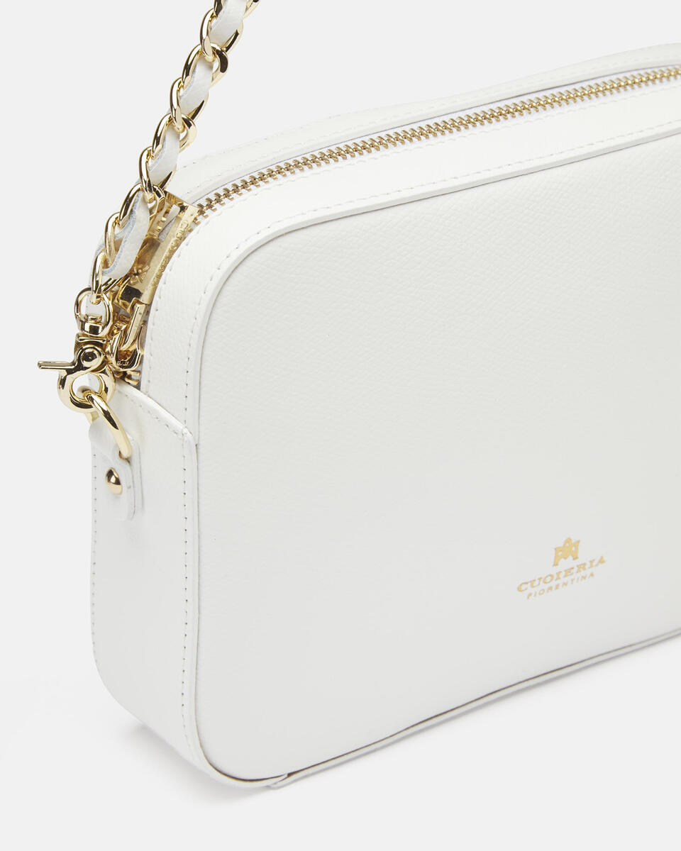 Camera bag White  - Mini Bags - Women's Bags - Bags - Cuoieria Fiorentina