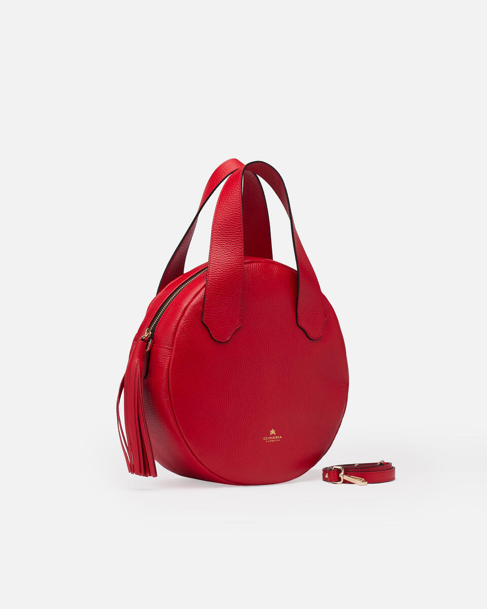 Bubble round big bag Rosso  - Cuoieria Fiorentina