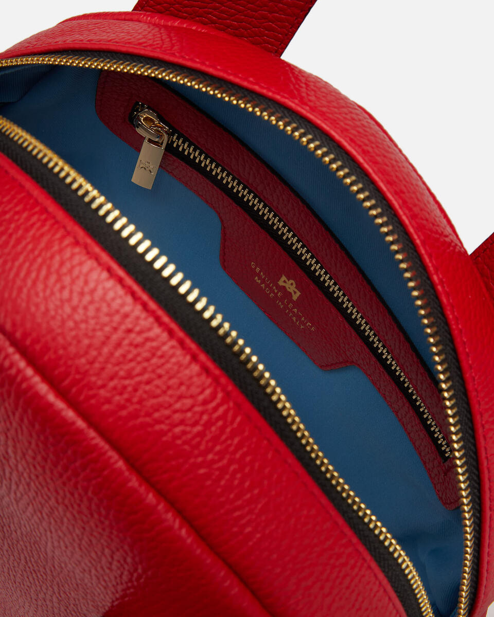 Bubble round big bag Rosso  - Cuoieria Fiorentina