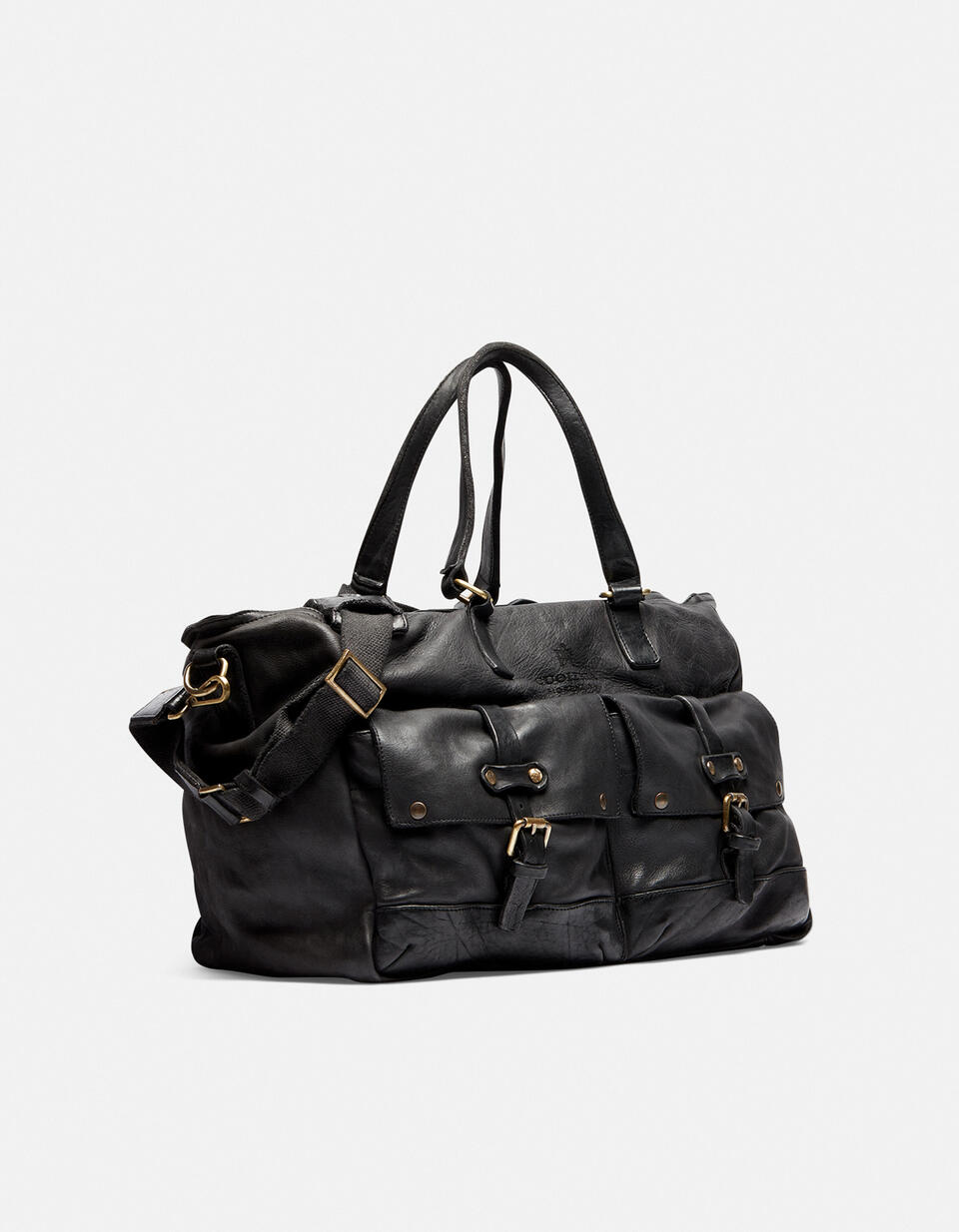 Weekender Black  - Bags And Backpacks - Travel - Cuoieria Fiorentina
