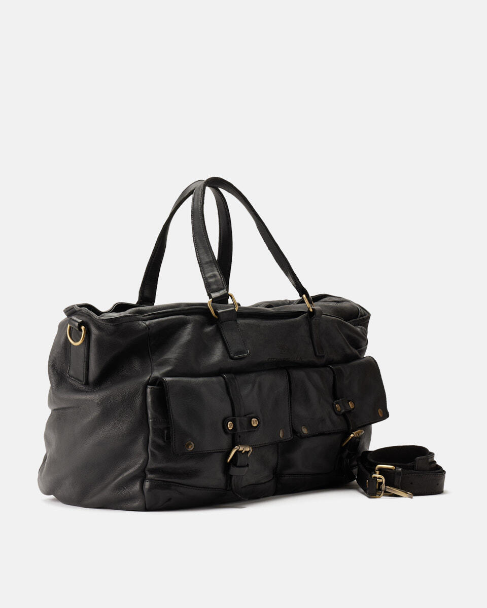 Millennial weekender bag Nero  - Cuoieria Fiorentina