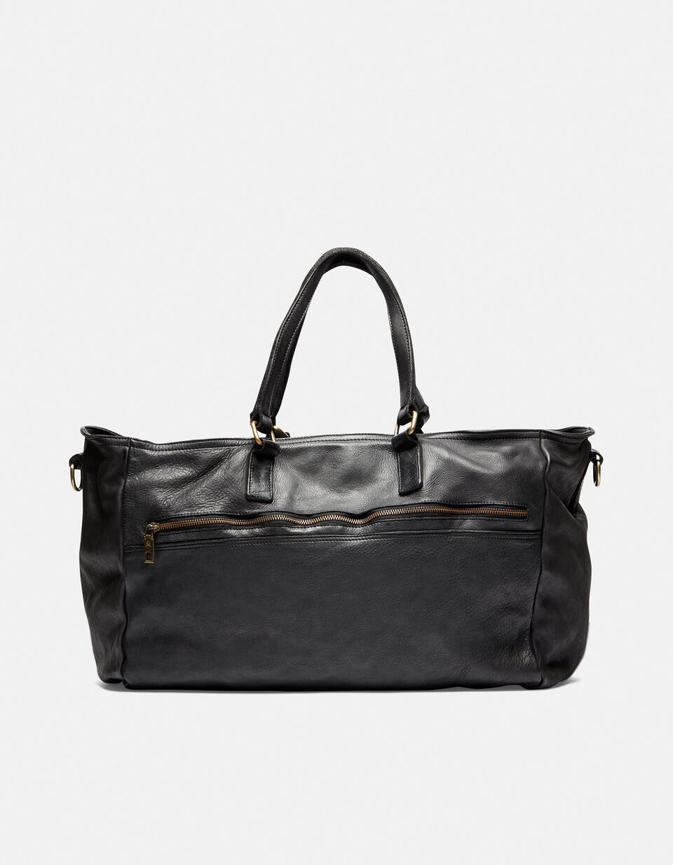 Weekender NERO  - Luggage - Travel Bags - Cuoieria Fiorentina