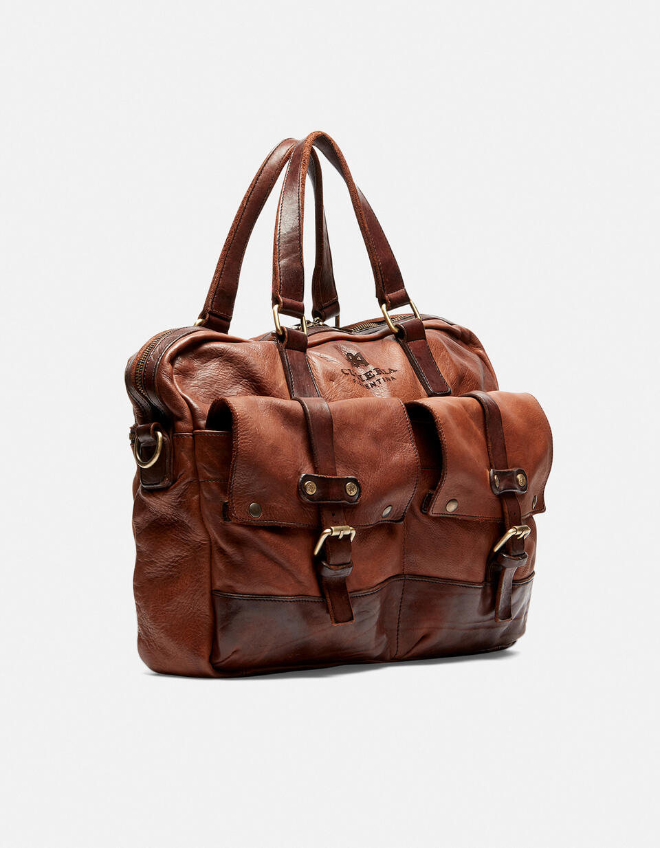 Briefcase Burned  - Business Bags - Work - Cuoieria Fiorentina