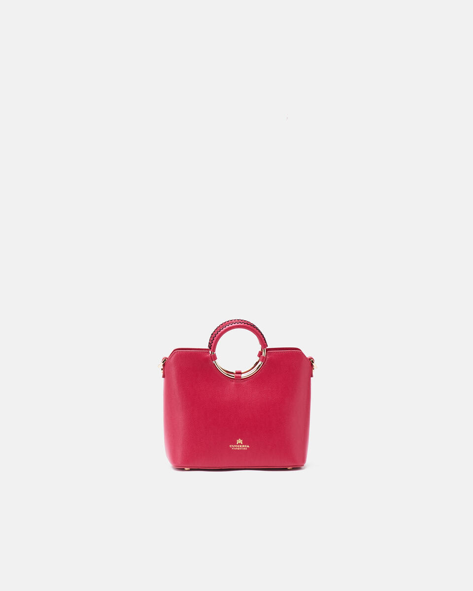 Oblò Mini Xbody in vitello palmellato Fucsia  - Tote Bag - Borse Donna - Borse - Cuoieria Fiorentina