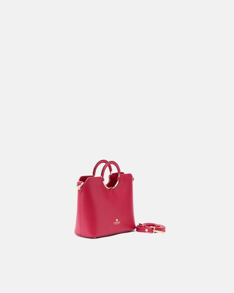 Oblò Mini Xbody in vitello palmellato Fucsia  - Tote Bag - Borse Donna - Borse - Cuoieria Fiorentina