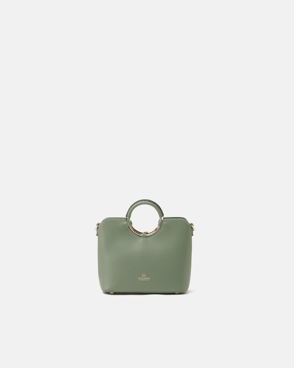 Small tote bag Sage green  - Tote Bag - Women's Bags - Bags - Cuoieria Fiorentina