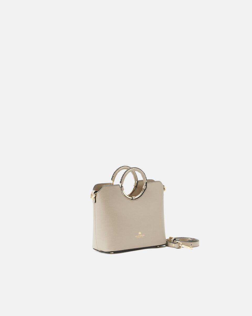 Small tote bag Taupe  - Mini Bag - Women's Bags - Bags - Cuoieria Fiorentina