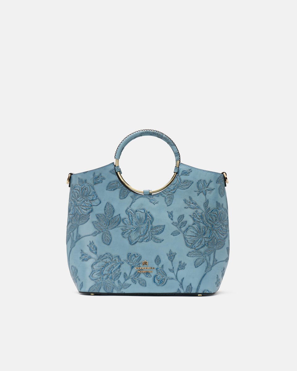 TOTE BAG Light blue  - Tote Bag - Women's Bags - Bags - Cuoieria Fiorentina