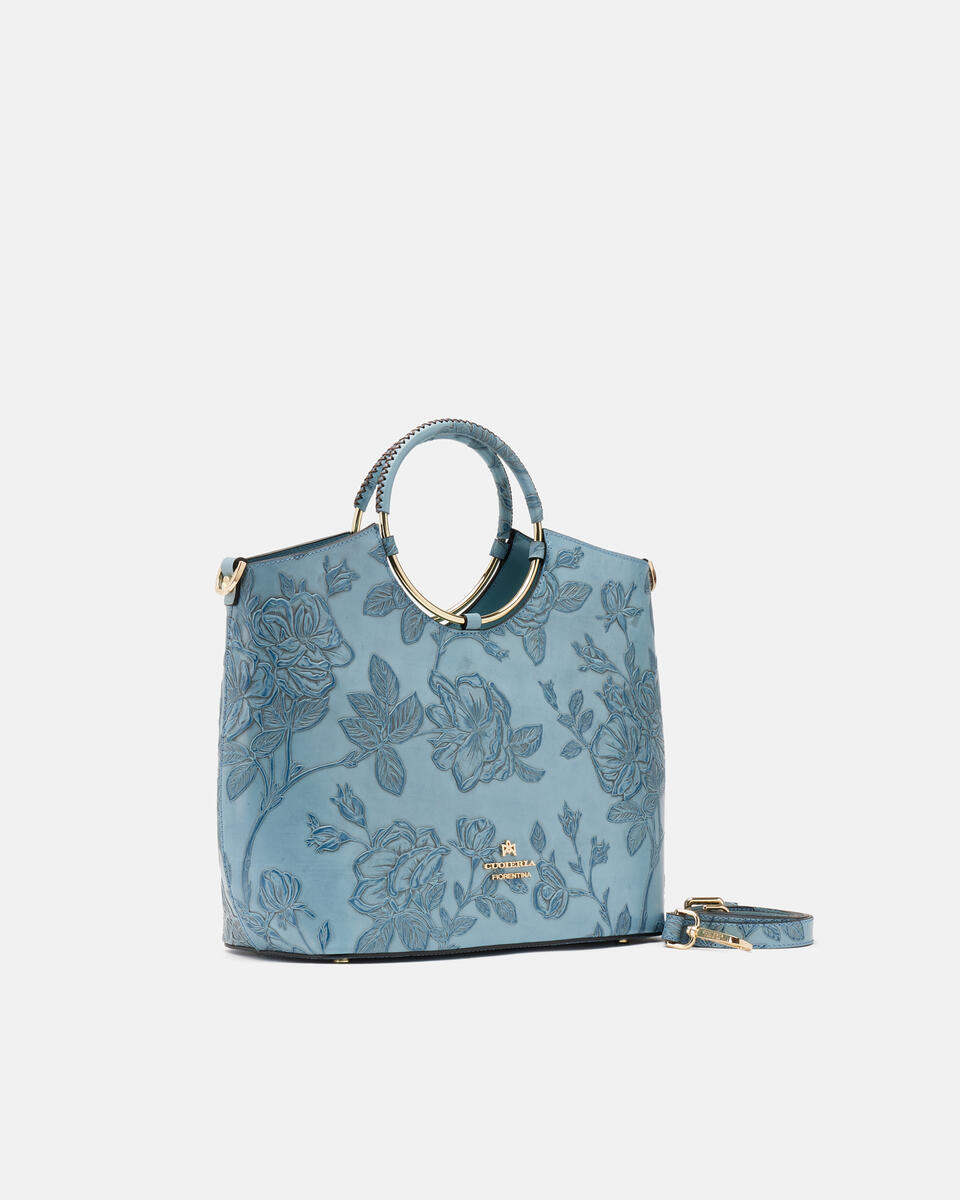 Mimì Tote bag Celeste  - Tote Bag - Borse Donna - Borse - Cuoieria Fiorentina