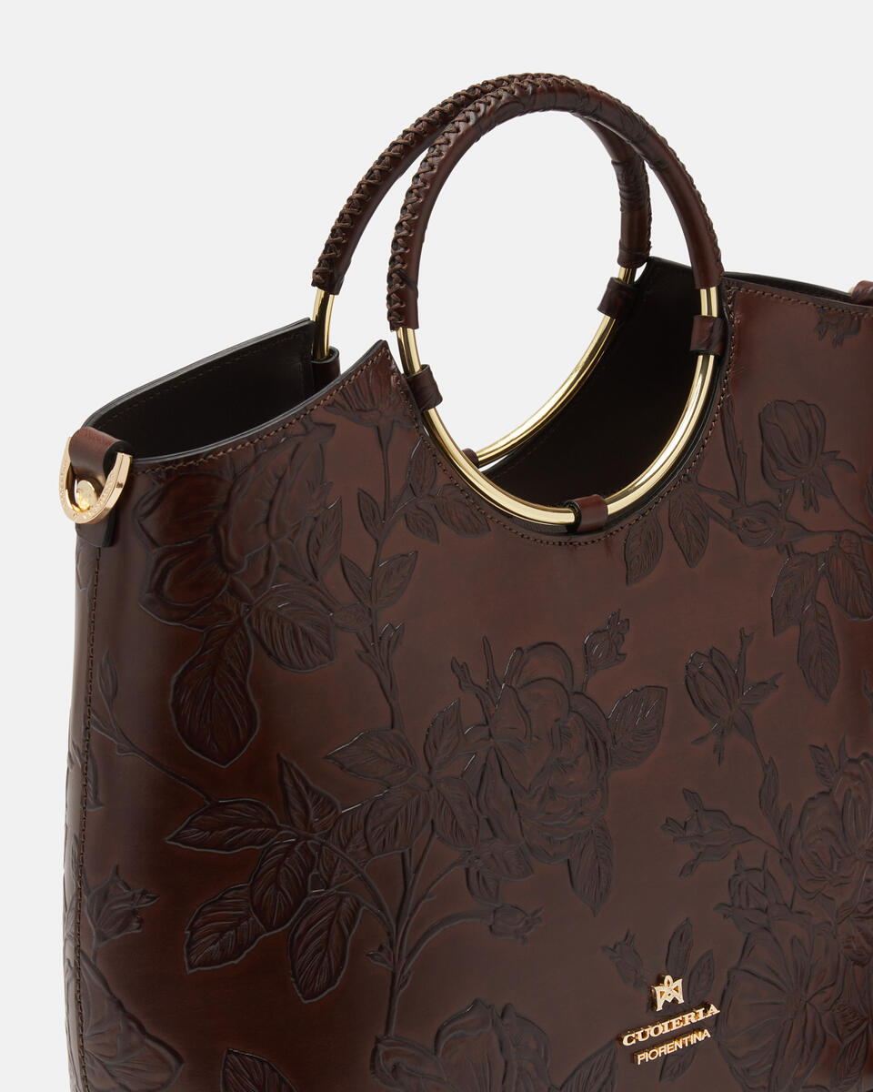 TOTE BAG Mahogany  - Tote Bag - Women's Bags - Bags - Cuoieria Fiorentina