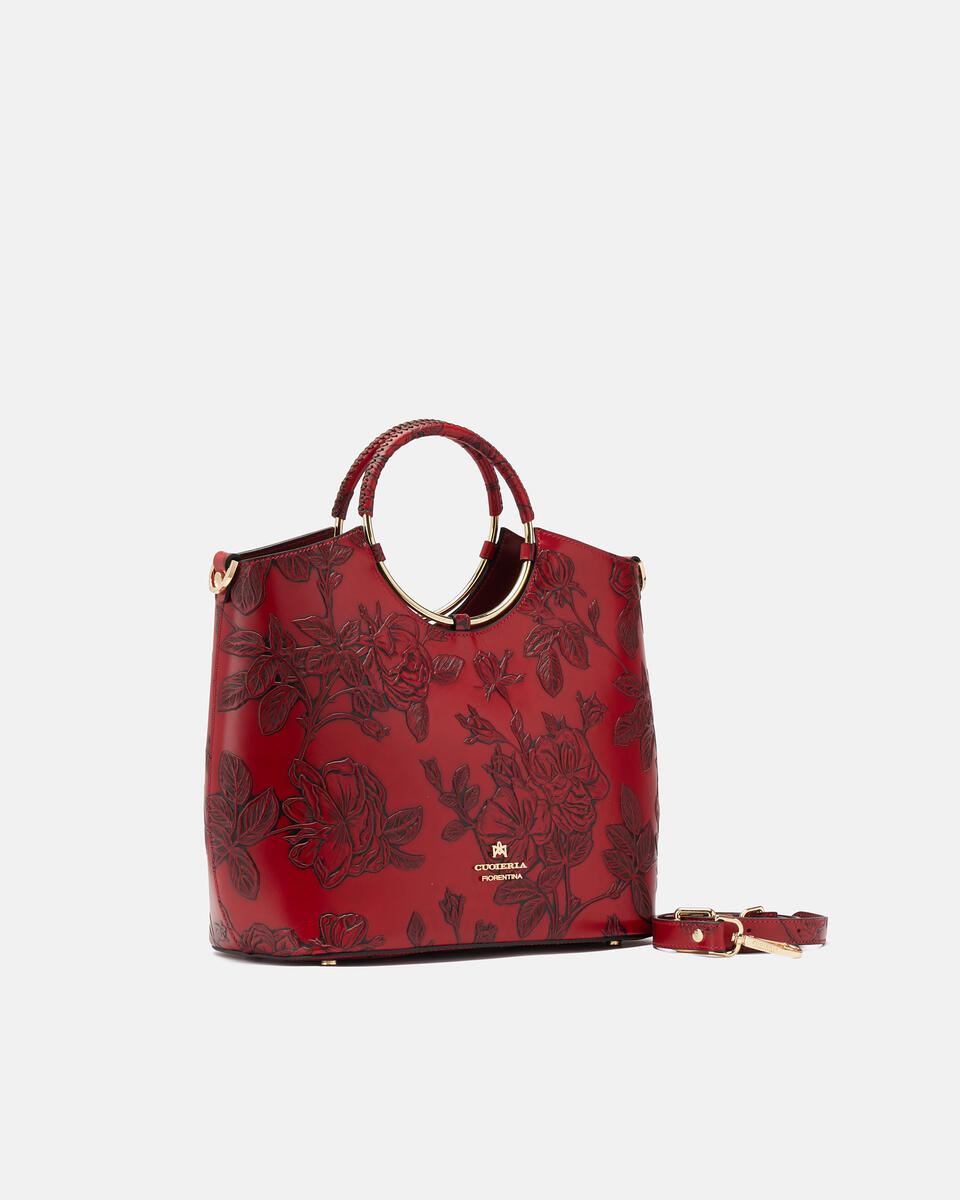 TOTE BAG Red  - Tote Bag - Women's Bags - Bags - Cuoieria Fiorentina