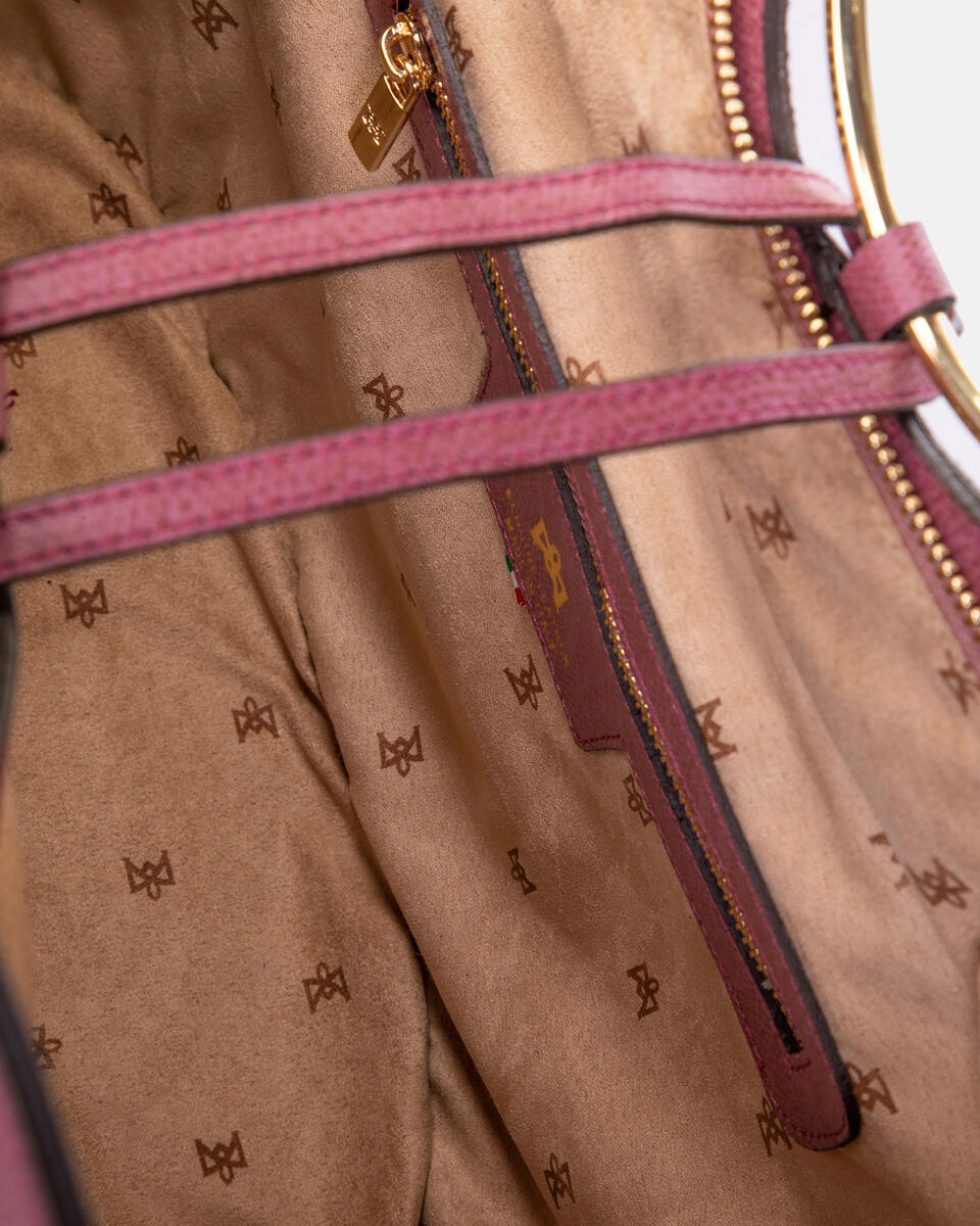 Oblò maxi bag in palmellato calf leather - TOTE BAG - WOMEN'S BAGS | bags HEATHER - TOTE BAG - WOMEN'S BAGS | bagsCuoieria Fiorentina