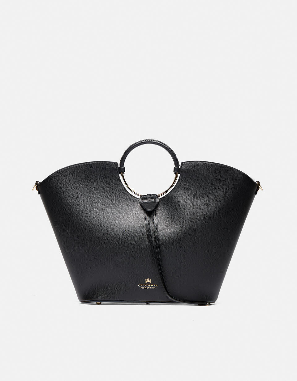 Oblò maxi bag in palmellato calf leather - TOTE BAG - WOMEN'S BAGS | bags NERO - TOTE BAG - WOMEN'S BAGS | bagsCuoieria Fiorentina