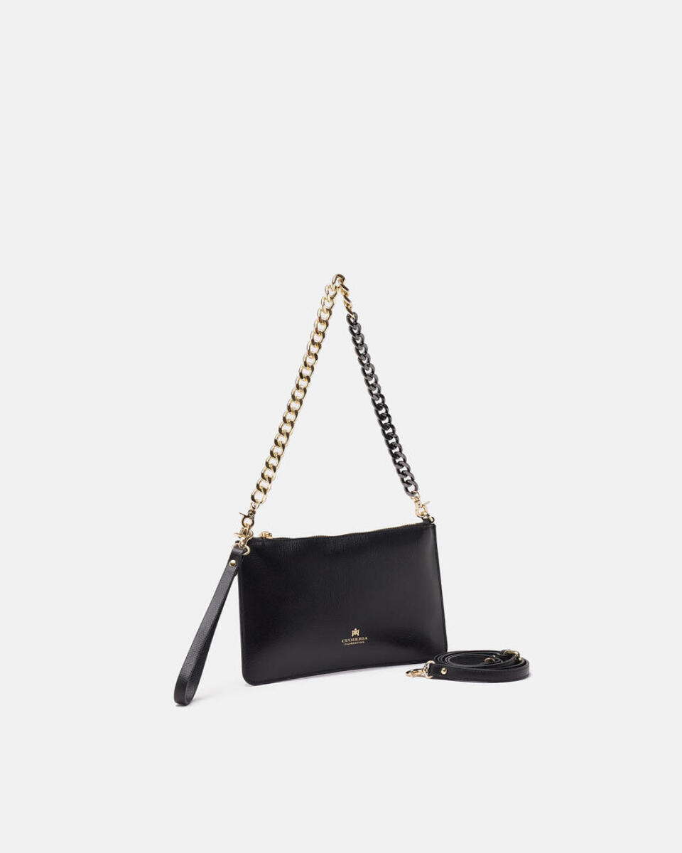 Alice pochette piccola con bracciale Nero  - Pochette - Borse Donna - Borse - Cuoieria Fiorentina