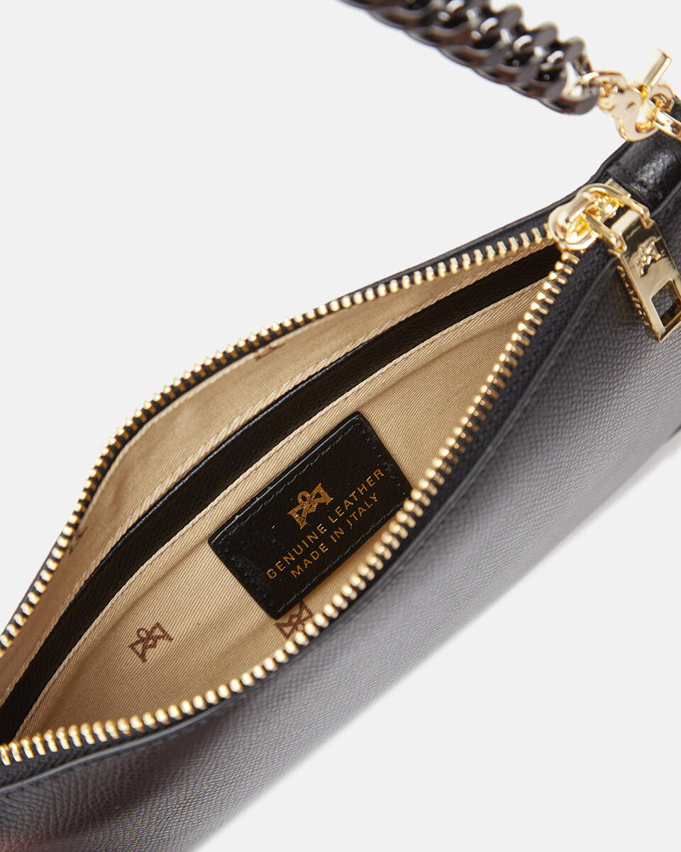 Alice pochette piccola con bracciale Nero  - Pochette - Borse Donna - Borse - Cuoieria Fiorentina