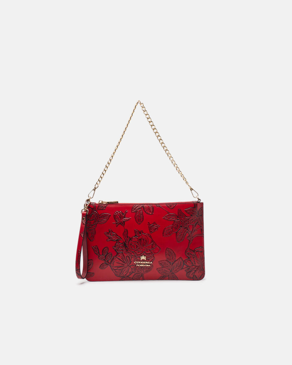 pochette Red  - Clutch Bags - Women's Bags - Bags - Cuoieria Fiorentina