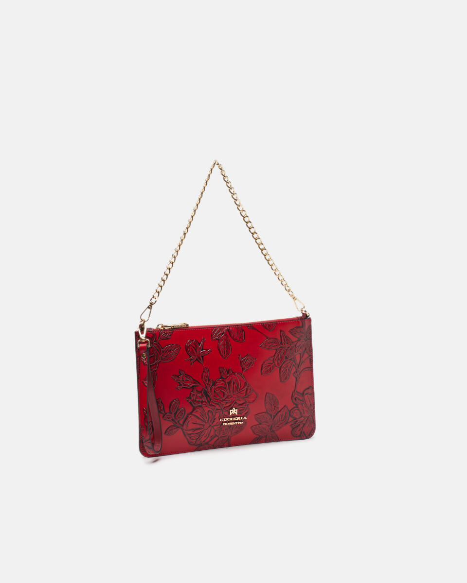 pochette Red  - Clutch Bags - Women's Bags - Bags - Cuoieria Fiorentina