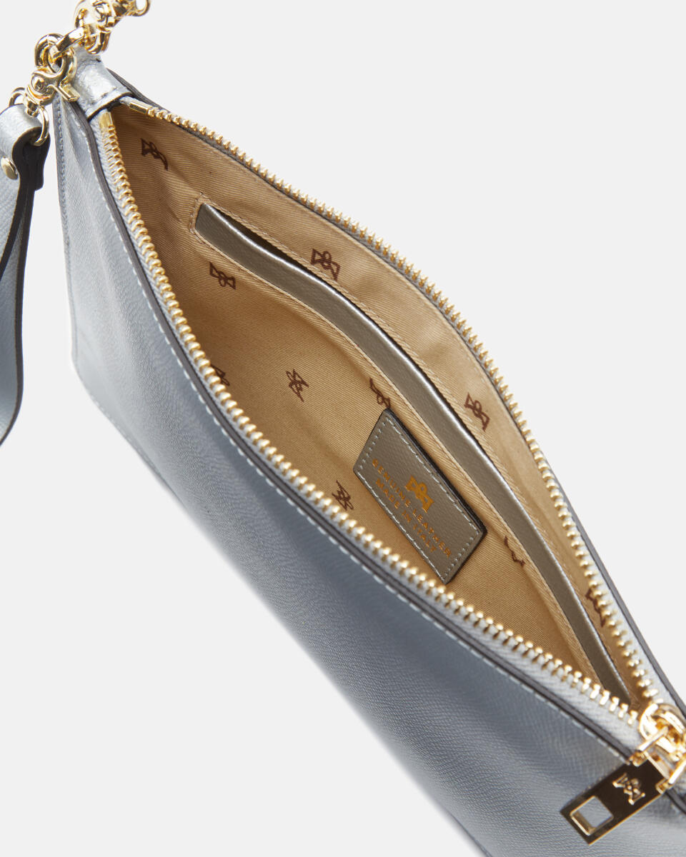 Alice pochette media con bracciale Argento  - Pochette - Borse Donna - Borse - Cuoieria Fiorentina