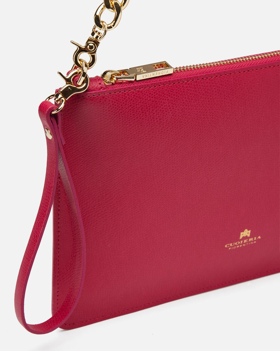 Pochette Fuchsia   - Clutch Bags - Women's Bags - Bags - Cuoieria Fiorentina