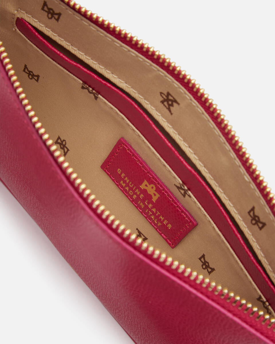 Pochette Fuchsia   - Clutch Bags - Women's Bags - Bags - Cuoieria Fiorentina