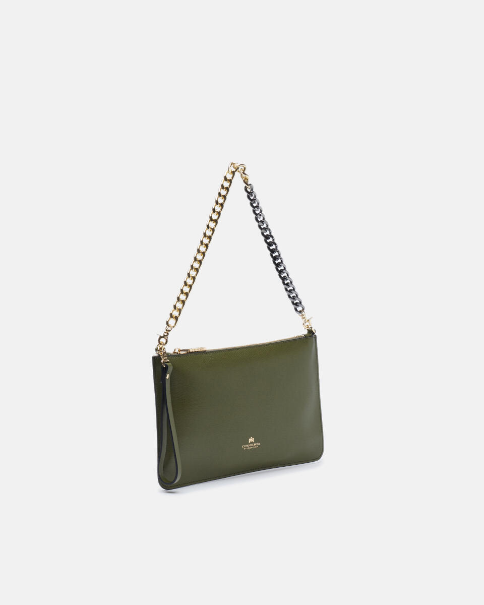 Alice pochette media con bracciale MILITARE  - Pochette - Borse Donna - Borse - Cuoieria Fiorentina