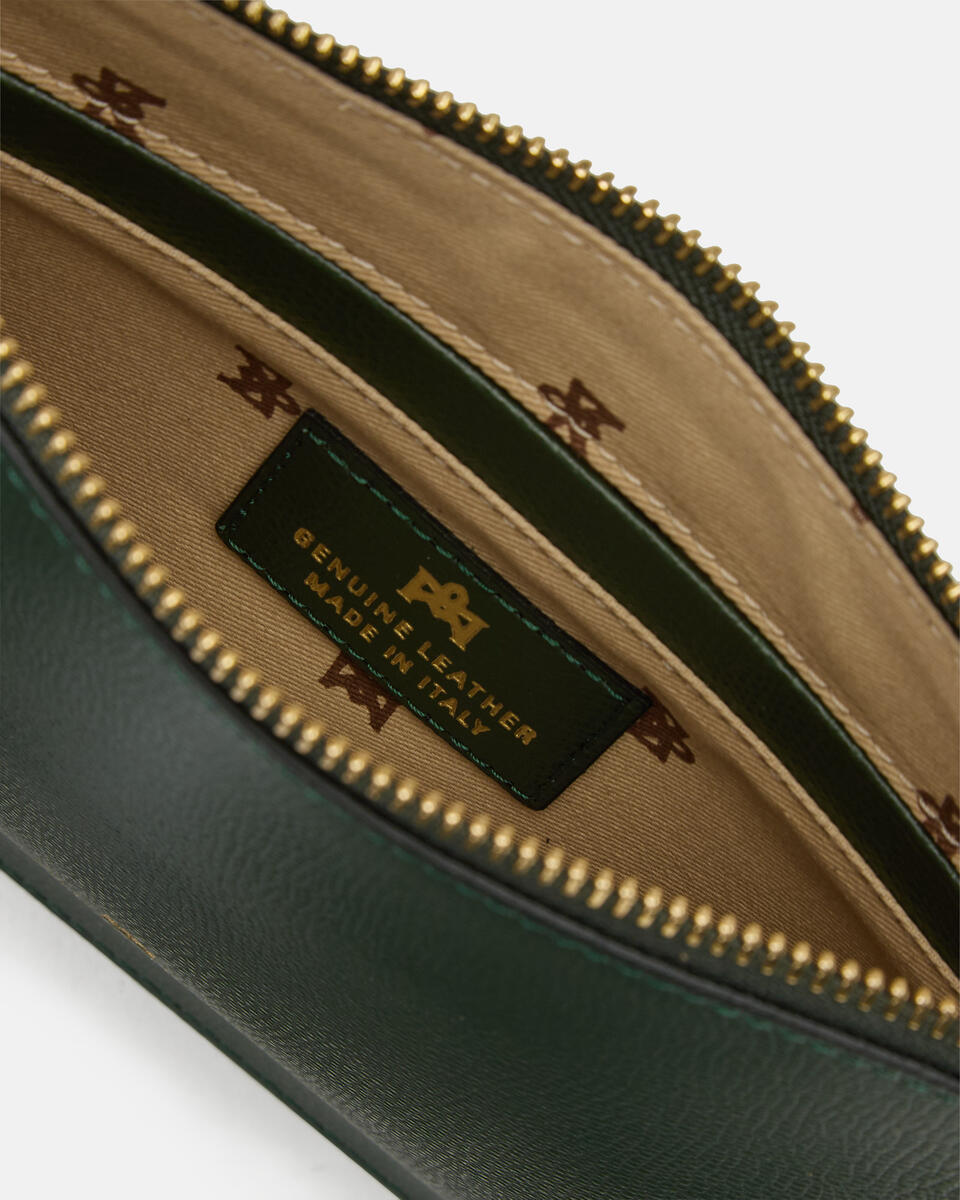 Alice pochette media con bracciale Muschio  - Pochette - Borse Donna - Borse - Cuoieria Fiorentina