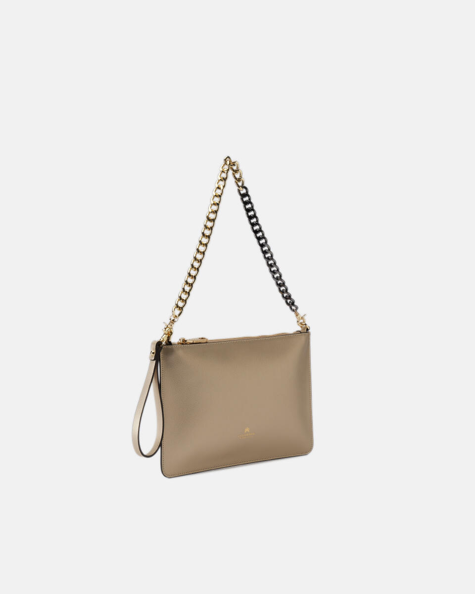 Alice pochette media con bracciale Oro  - Pochette - Borse Donna - Borse - Cuoieria Fiorentina