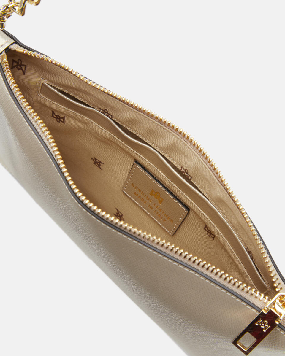 Alice pochette media con bracciale Oro  - Pochette - Borse Donna - Borse - Cuoieria Fiorentina