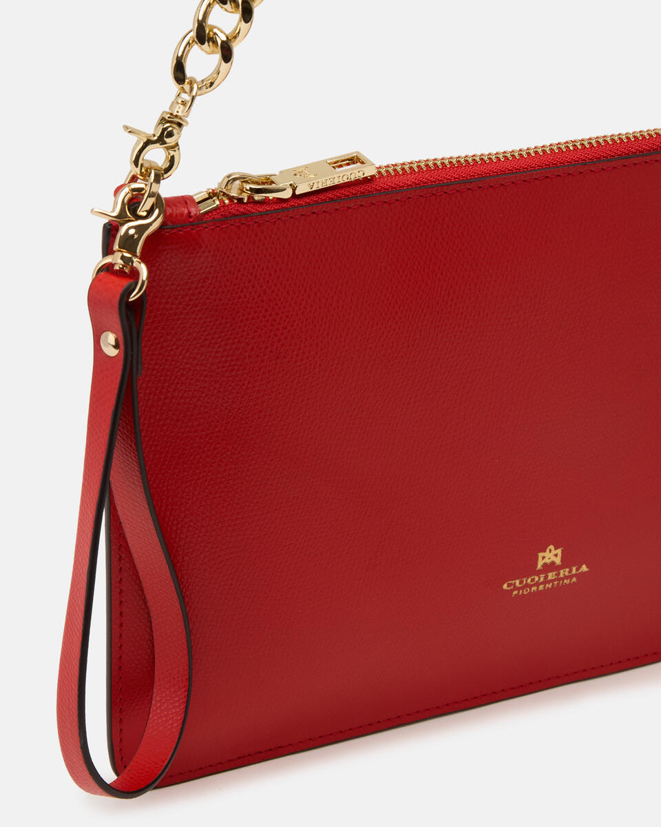 Pochette Tomato  - Clutch Bags - Women's Bags - Bags - Cuoieria Fiorentina