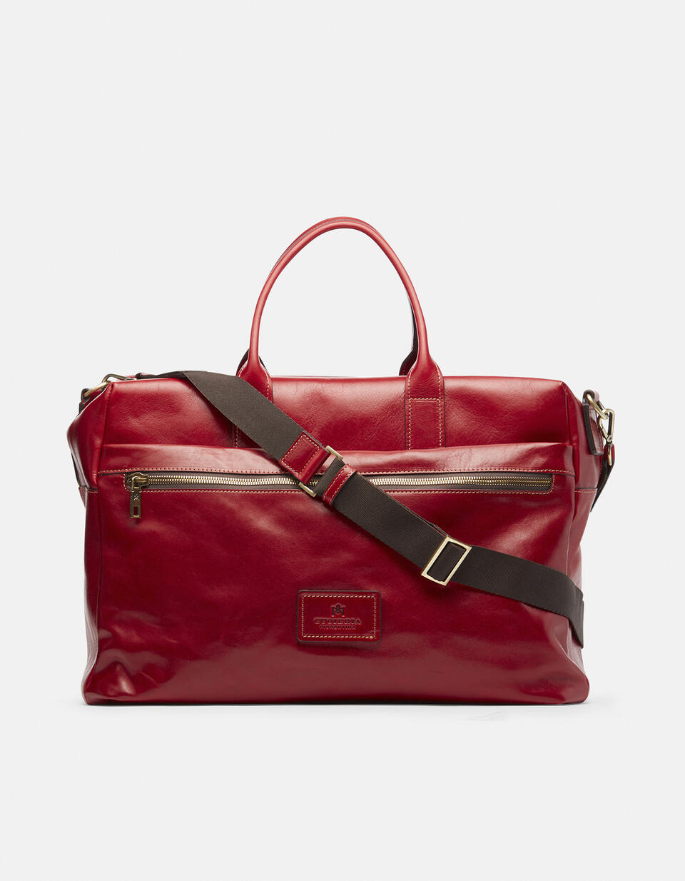 Weekender piccolo Tokyo in cuoio morbido Rosso  - Cuoieria Fiorentina